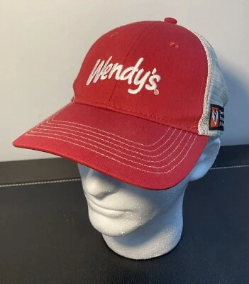 Wendys Dave Thomas Foundation Hat Cap Mesh Snap Back - Image 1 of 4