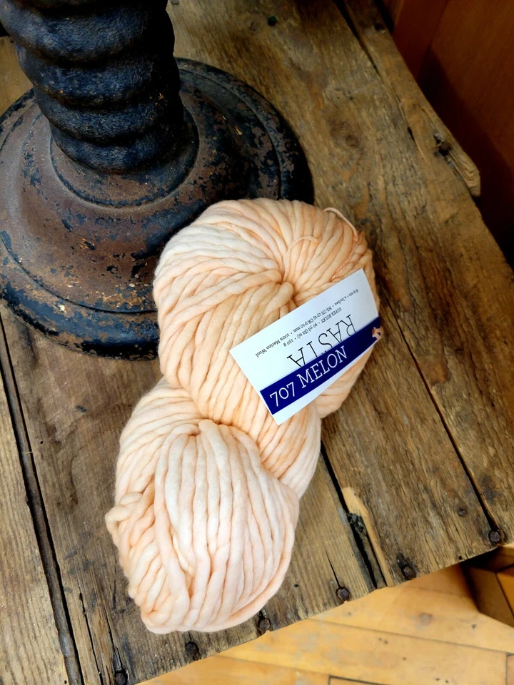 Melón 150gr Madeja 90yd Malabrigo RASTA x-Soft LANA MERINO S-Hilo voluminoso Foto 1 de 1
