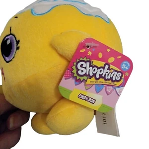 NUEVO CON ETIQUETAS 5" Shopkins Amarillo Canela Bollo Cindy Bon Bean Parte Inferior Peluche T32 - Imagen 1 de 4