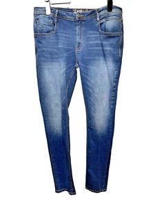 Jeans Slim Fit Duck N Cover Modelo 'Maylead' - Azul 38 L Hombre Denim Slim - Imagen 1 de 15