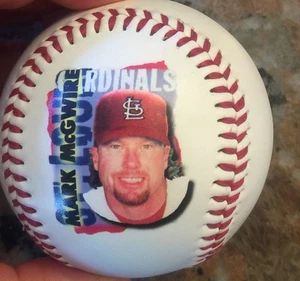 Mark McGwire 1998 Chex Cereal Promotional Fotoball Baseball - Picture 1 of 3