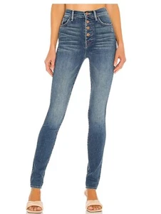 Jeans Madre Denim Pixie Swooner Skim Ajustados Talla 25 - Imagen 1 de 6