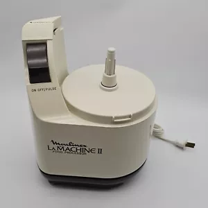 VTG Moulinex La Machine II LM2 Food Processor Replacement Base Only 👍WORKS - Picture 1 of 19