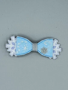 Girls Disney Frozen princess Elsa hairbows, handmade, cute hair clips  - Picture 1 of 3
