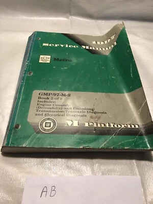 1997 雪佛兰 Metro M 平台工厂维修手册 GMP/97-M-2 — 第 1/4 张图片