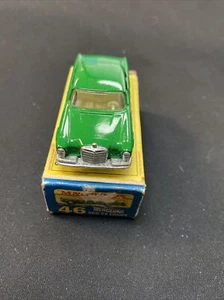 Matchbox 1968 Lesney 1-75 No 46 Mercedes 300 SE Coupe Green NIB - Picture 1 of 9
