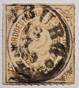 NORTH GERMANY 1868 2k Fine Used. €80. Mi8 - Picture 1 of 2