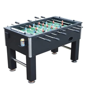 Premium Kickertisch | Tischfußball | Tischkicker | Kicker | Holz | Schwarz - Bild 1 von 3