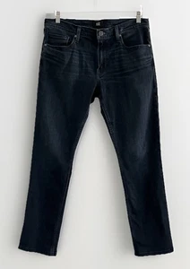 PAIGE Herren Federal Pascal dunkle Waschung Baumwolle Stretch Denim Jeans Hose 33 28" - Bild 1 von 14