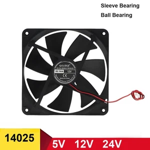 14025 DC Fans 5V 12V 24V Brushless Silent Cooling Cooler Fans For Computer Case - Afbeelding 1 van 6