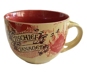 Tazza zuppa Harry Potter 2017 (senza coperchio) Mappa di Marauder Malizia gestita 24 oz ceramica - Foto 1 di 5