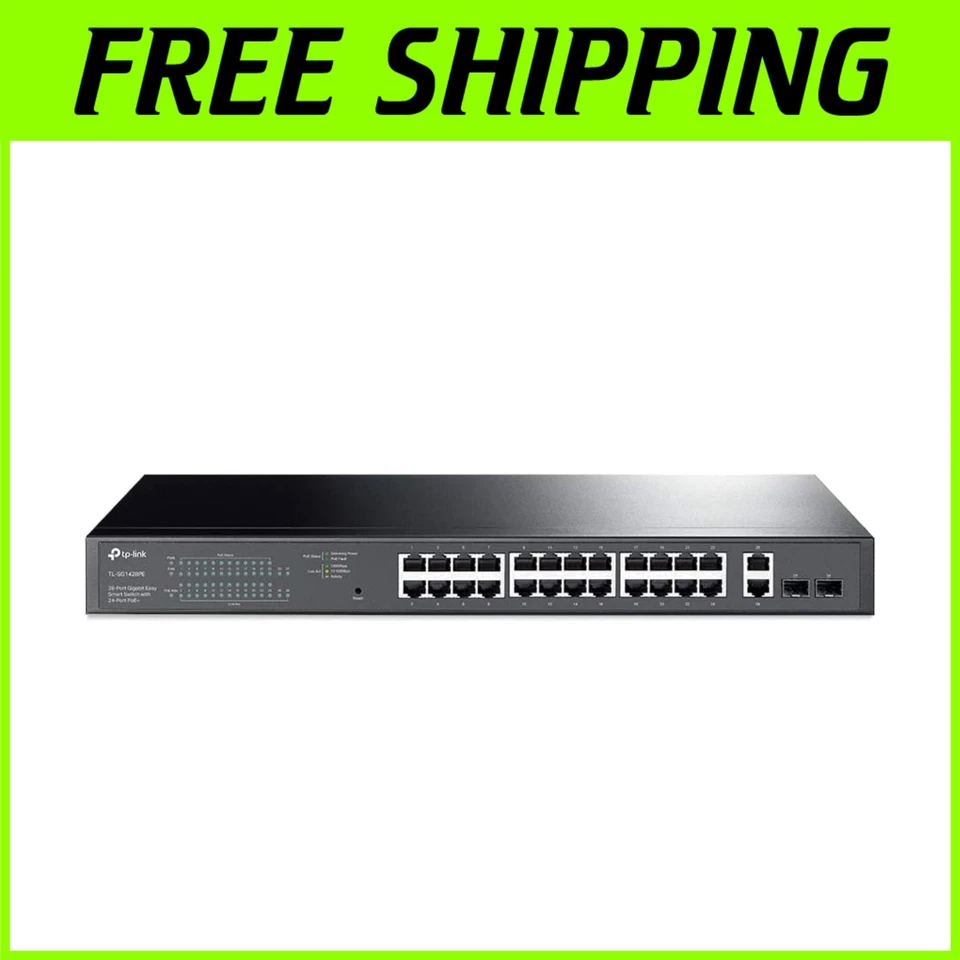 24-Port Gigabit PoE Switch, 250W Power Budget - Image 1 of 4