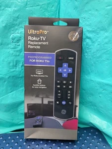 Roku TV Replacement Remote GE UltraPro 66814 NEW open box batteries included! - Picture 1 of 5