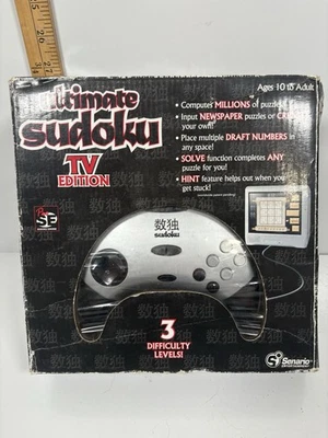 Senario Ent. Sudoku Edición TV, Controlador Plug-In y Play, Rompecabezas Videojuego   Foto 1 de 4
