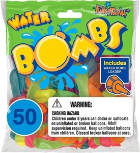 PMU 800 Pcs Assorted Water Balloons with Refill Nozzle, Water Bomb Balloons - Picture 1 of 1