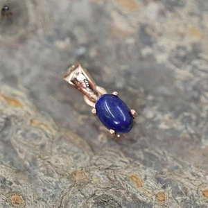 Regalo de cumpleaños para su colgante de piedras preciosas de lapislázuli... - Imagen 1 de 10