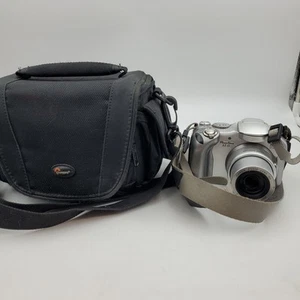 Canon Powershot Power Shot S1 IS Silver Digital Camera w Black Bag PARTS ONLY - Picture 1 of 11