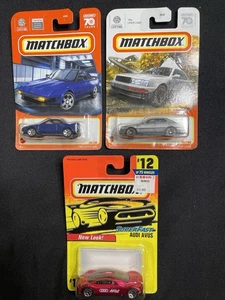 Matchbox Lot of 3 – Toyota MR2 Lexus LS400 Audi Avus MOC 70th & Superfast - Picture 1 of 5