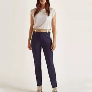 NEW BALDWIN Women Venture Multi Color Block Panel High Waist Ankle Dress Pant - Picture 1 of 5