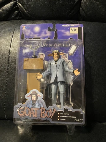 Vintage 2000 X Toys Saturday Night Live Goat Boy Figure Sealed Cover