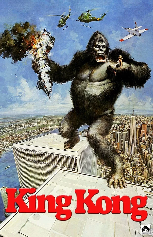King Kong movie poster (a) Jessica Lange, Jeff Bridges - 11 x 17 inches