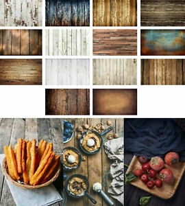 60x60cm Cloth Backdrop Food Grain Photoshoot Background Wood Texture Photography