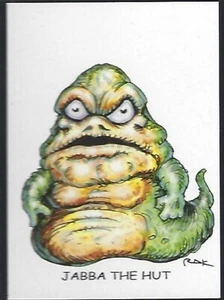 RAK (Robert A Kraus) art card of Star Wars JABBA THE HUTT Series 1 - Picture 1 of 1