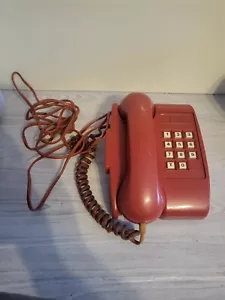 BT 1980s Vintage Red Push Button telephone, Gallery Ren 1 Fully Working - Picture 1 of 9