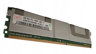 4GB Hynix HYMP151F72CP4N3-Y5 DDR2 PC2-5300F Memory RAM Apple Mac Pro 2006 2008 - Image 1 of 2