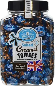 Walkers Nonsuch Salted Caramel Toffees Gift Jar 1.25kg - Picture 1 of 1