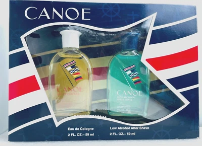 CANOE Eau De Cologne + Juego de regalo para después del afeitado bajo en alcohol de Dana 2 fl oz *RARO Foto 1 de 4
