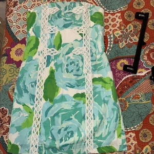 Lilly Pulitzer Blue First Impressions Tansy Dress 2 Size 8 - Bild 1 von 6