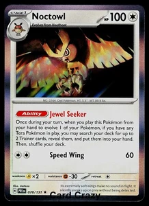 Noctowl 078/131 - Prismatic Evolutions - Holo Rare Pokemon Card Near Mint (NM) - Picture 1 of 1