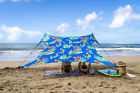 Neso Tents Beach Tent with Sand Anchor, Portable Canopy Sunshade - 7' X 7' - Pat