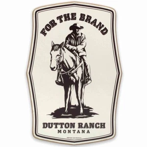 Yellowstone For The Brand John Dutton Ranch Montana Insegna da parete in legno - Foto 1 di 9