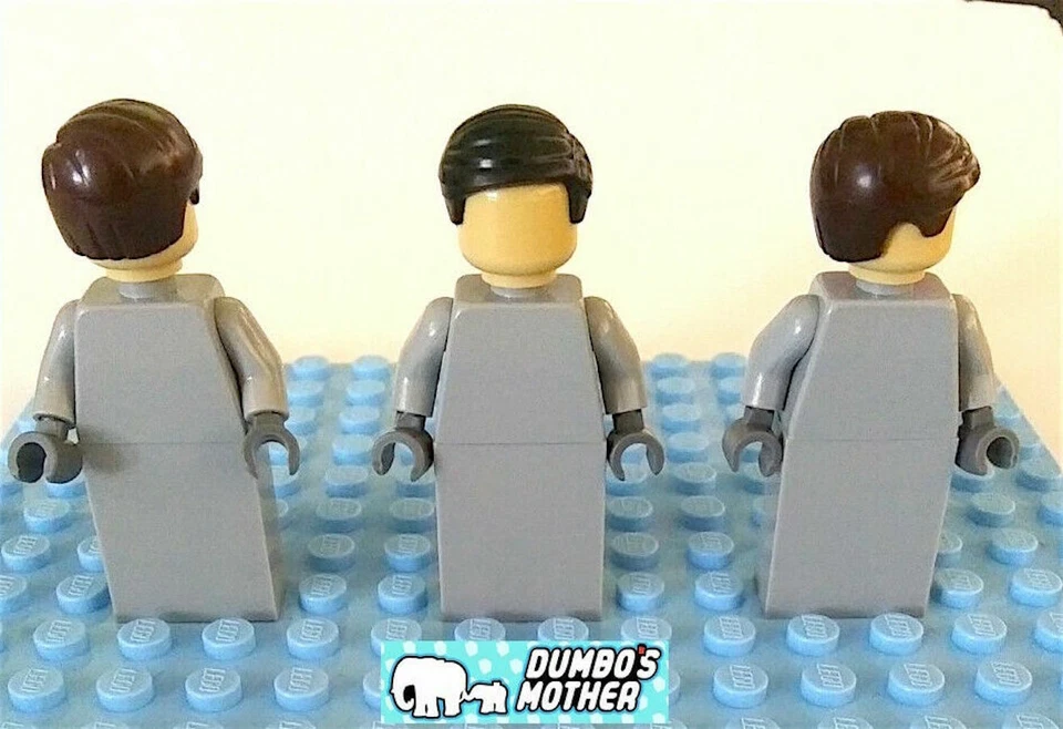 Lego Minifigure Hair Short Combed Sideways Left Clark Kent Robin Superheroes  - Image 1 of 1