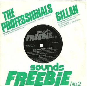 7A2 rare flexy ep  sounds freebie n° 2 THE PROFESSIONALS little boys in / GILLAN - Picture 1 of 3