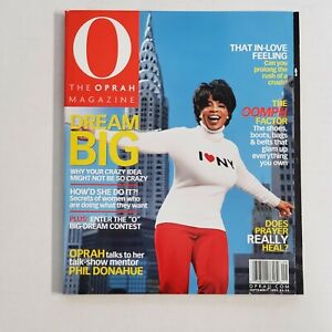 Oprah O Magazine September 2002 Issue Dream Big