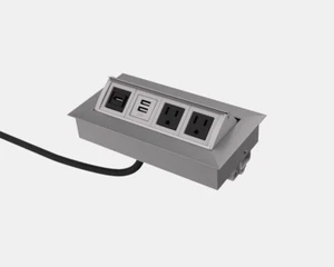 Byrne Pop-Up Power Module with 2 Power Ports 2 USB Ports and 1 HDMI Coupler - Picture 1 of 1