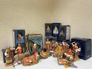 Fontanini 14 Piece Nativity Set Vintage 5” Depose Italy 1983 - Picture 1 of 7