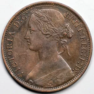 1866 Great Britain Penny - Picture 1 of 2