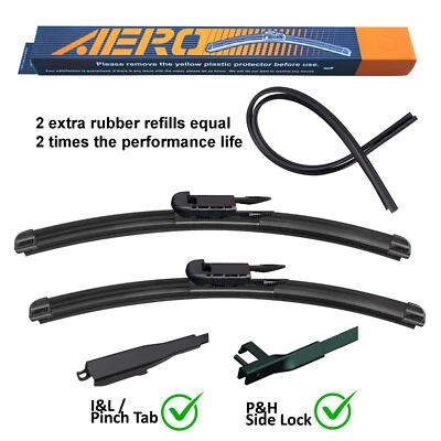 Limpiaparabrisas AERO Avenger 26"+18" repuesto OEM BMW 528i 535i xDrive 2014-2011 Foto 1 de 4