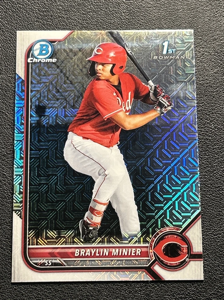 2022 Bowman Chrome BRAYLIN MINIER RC Mega Box Parallel #BCP-93 - Image 1 of 1