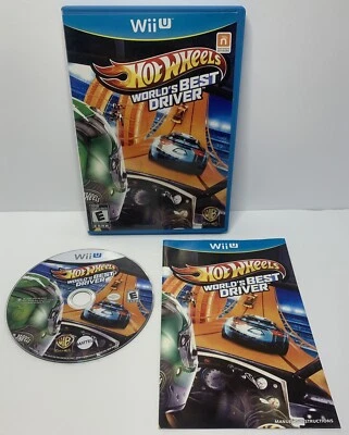Hot Wheels Worlds Best Driver (Wii U, Nintendo, Cib, Ntsc, 2013) Canadian - Image 1 of 4