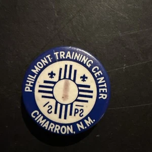 Boy Scout Philmont Training Center Pinback Button 1978 - Imagen 1 de 3