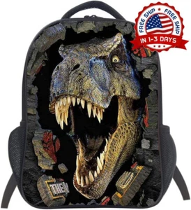 Kids Schoolbag Dinosaur Boys Backpack Mochila Escolar Para Niños De Dinosaurio - Picture 1 of 8