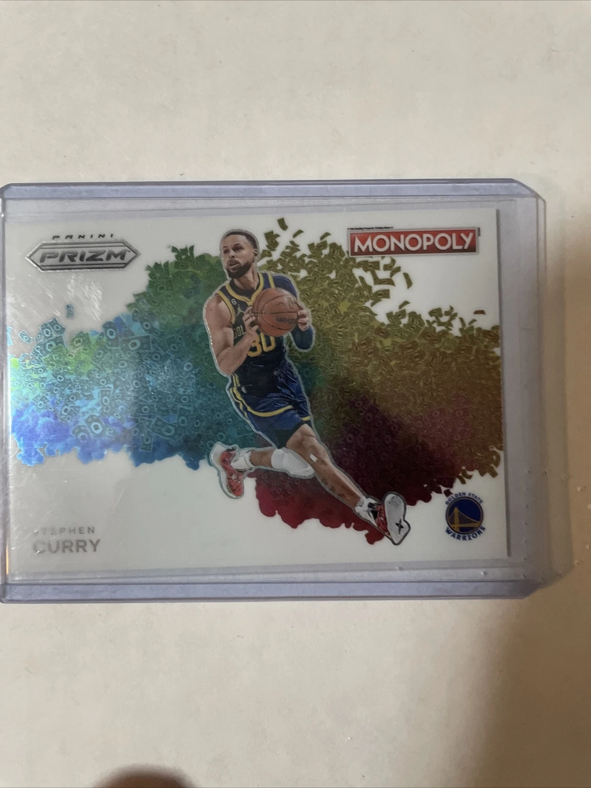 Prizm Monopoly Basketball 2023-24 Stephen Curry Money Color Blast SP SSP MB-8
