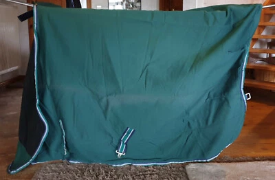 Pferdedecke Bucas Abschwitzdecke Stalldecke grün 100 cm *neu* - Bild 1 von 4