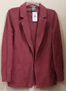 Matty M Ladies' Knit Boyfriend Blazer -S- - Picture 1 of 1