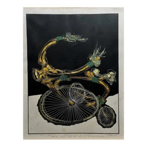 UNLESERLICHE SIGNATUR. Gravur. Lithographie. Zeitgenössische Kunst. Kubanische Kunst. - Bild 1 von 7